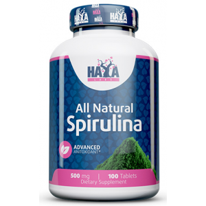 All Natural Spirulina 500mg - 100 таб    Фото №1